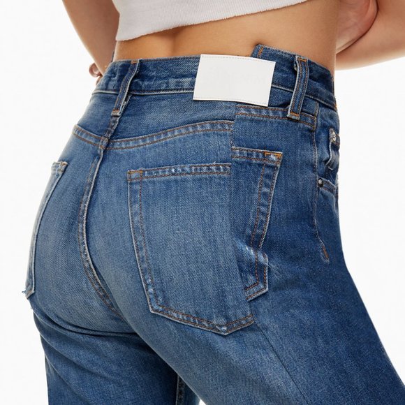 NWT EB Denim OG Replica Jean Mid-rise straight-leg jeans, Size 26, "Tommy" Wash - Picture 1 of 13